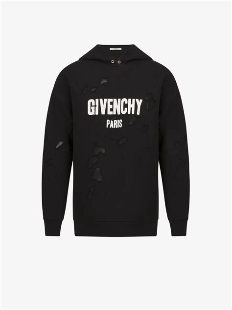 givenchy jumper women's sale|Givenchy destroyed hoodie.